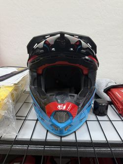 6D ATR-2 Helmet L 58-59cm BLU BLK RED