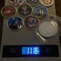 Silver Lot 10oz Coin Bullion Rounds