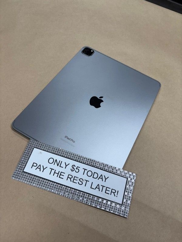 Apple IPad Pro 12.9 Inch 6th Gen Tablet Only $5 Today Pay The Rest Later!