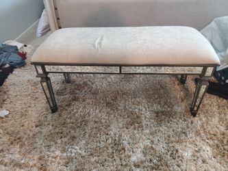 Mirrored bench