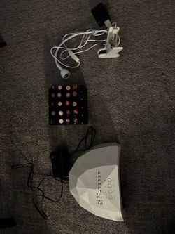 Gel Nail Lamp + Gel Polish Bundle