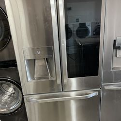 LG studio knock knock refrigerator