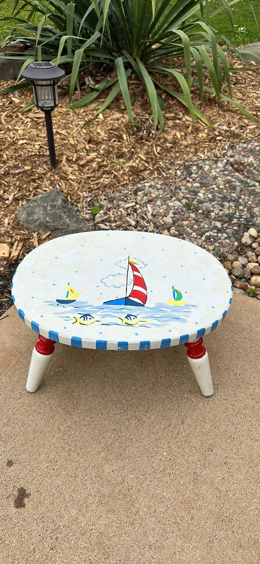 Sailboat Stepping Stool