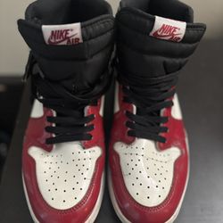 Authentic Nike Air Jordan 1 Retro OG “Fearless UNC to Chicago” Size: 12 (Men’s) Condition: Pre-owned — worn but clean with solid life left.