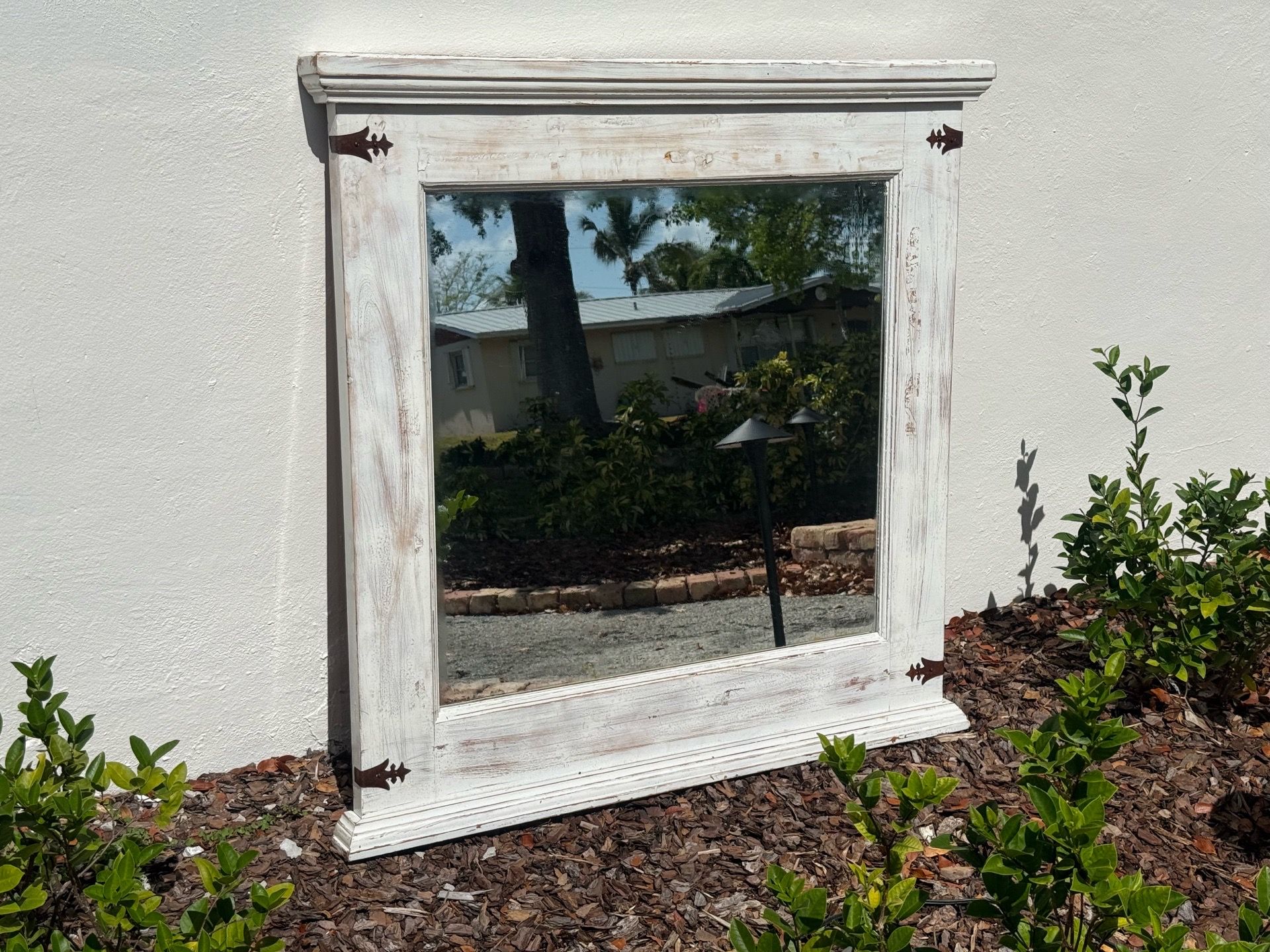 Antique Style Mirror 41"Hx39"W