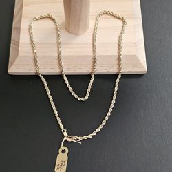 14k gold necklace 18 inch