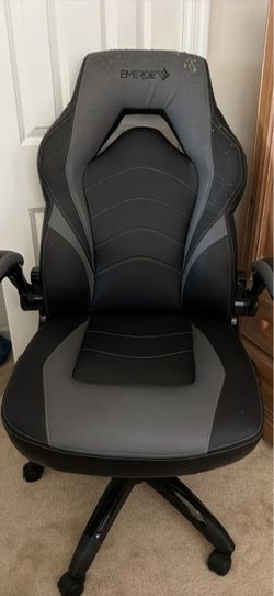 Emerge Gaming Chair Black and Gray