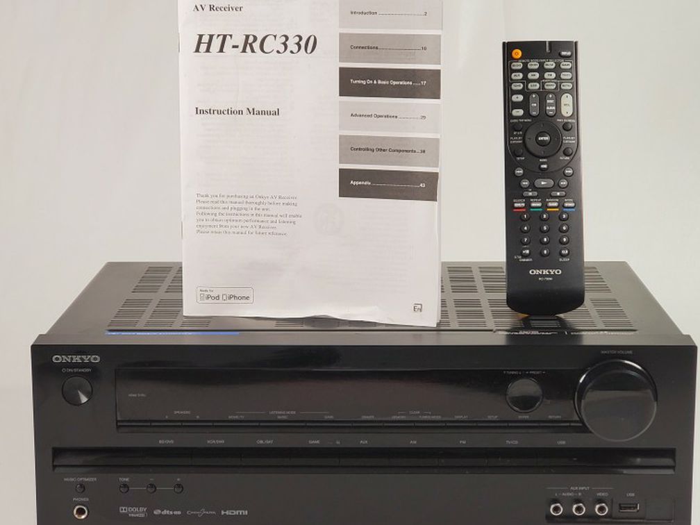 Onkyo 5.1-Channel Home Theater Receiver HT-RC330