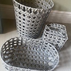 Bathroom Set - Basquet-Tissue Box