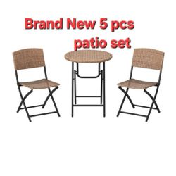Brand New 5 Pcs Patio Set. Price Is Firm 