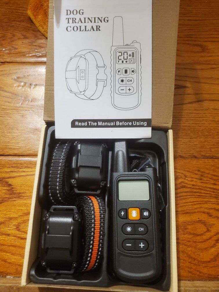 Dog Shock Collar, 3300FT Dog Training Collar with Remote for 8-120lbs Small Medium Large Dogs, Rechargeable Waterproof Electronic Training Collars wit
