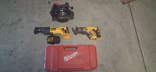 Dewalt,Milwaukee,skill 5 item lot