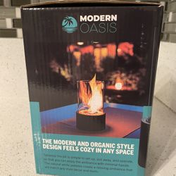 Modern Oasis Tabletop Fire Pit