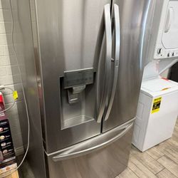 LG stainless steel French door refrigerator with warranty
