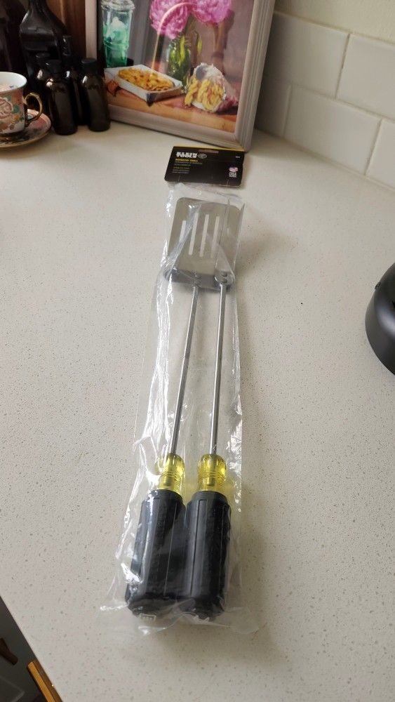 Grill Tool Set with Klein Tools Handles