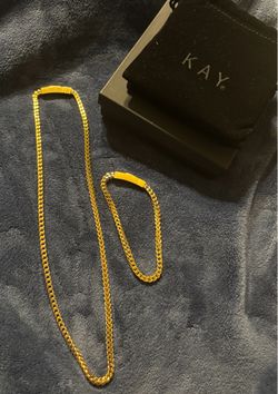 Cadena y pulsera de hombre