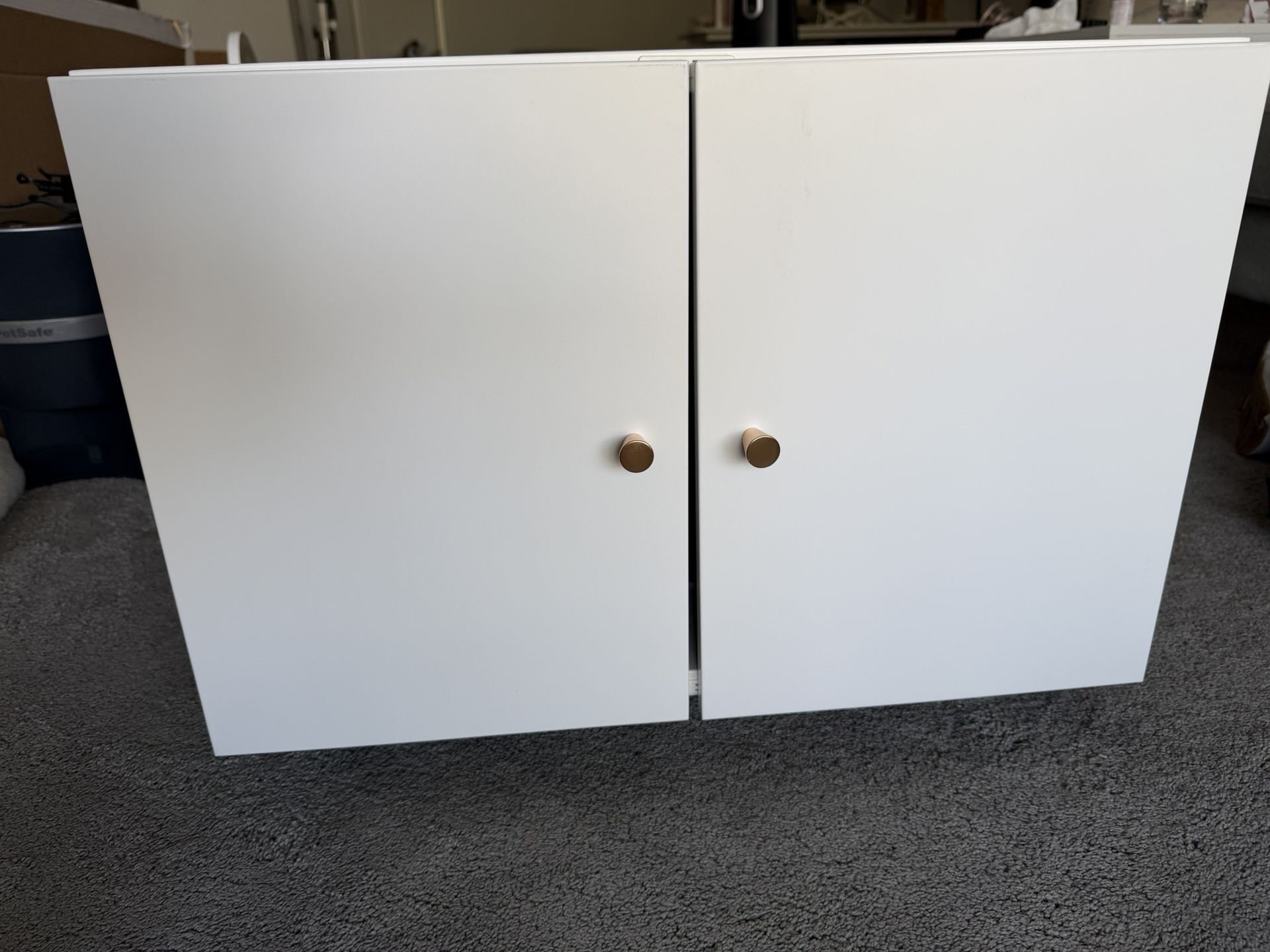 Metal Printer Stand for Office Storage White