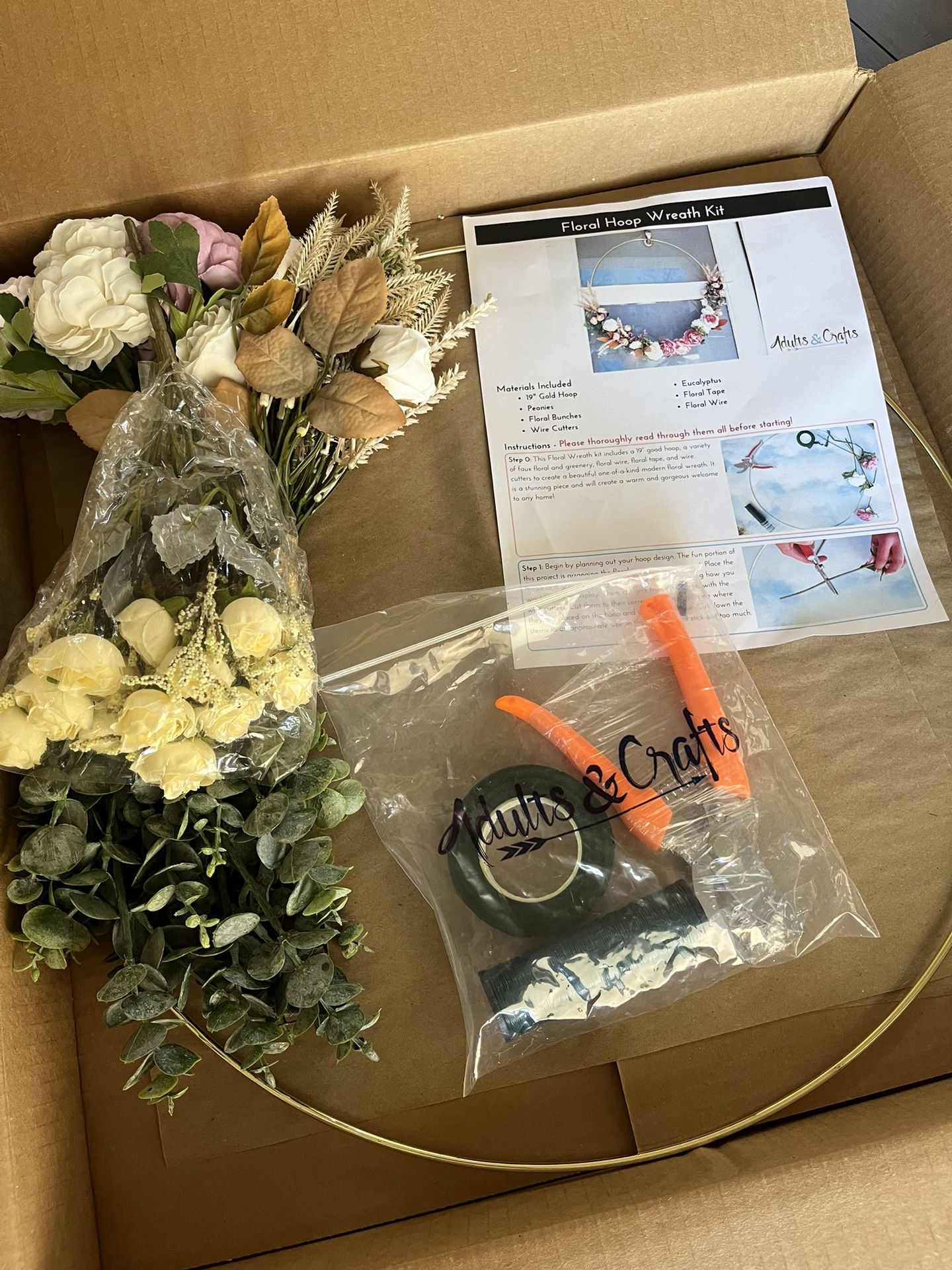 Floral Wreath Hoop Kit