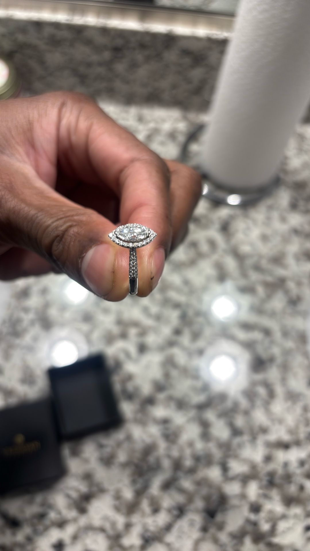 Marquise Cut Engagement Ring