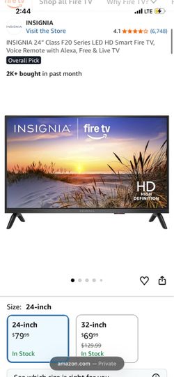 Insignia 24-Inch Fire TV HD Smart TV