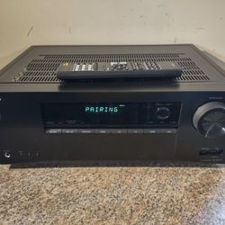 Onkyo 5.2 Bluetooth 4K AV Receiver. Remote 