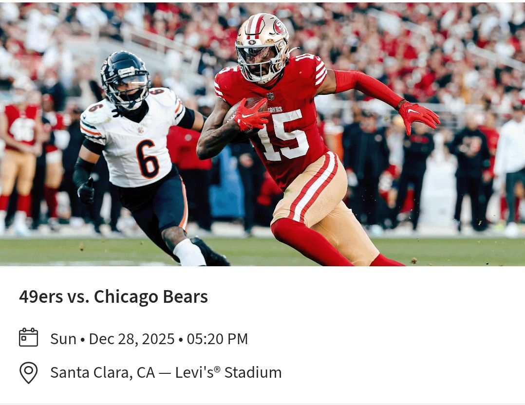 49ers Vs Bears