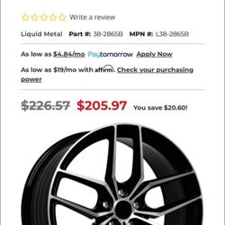 Gloss Black Rims 20s