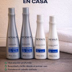 Nexxus shampoo and conditioners