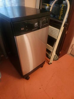 Portable dishwasher,  stainless,