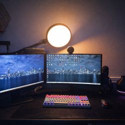 Complete Dual Monitor Gaming/Work Setup