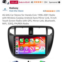 Car Stereo   9” Youth Screen.For Honda Civic 1(contact info removed)