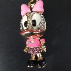 Articulated Cute Daisey Duck Necklace