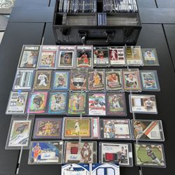 Loaded Sports Cards Lot – Rookie Cards, Autographs & Rare Downtown Case Hits!