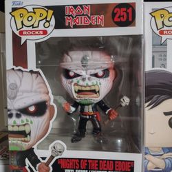 Brand New Iron Maiden Nights Of The Dead Eddie #251 Funko Pop 