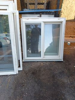 vendo 2 ventanas de 36x36  para bano 2 de 36x48 4 de 36x60 y otras medidas usadas