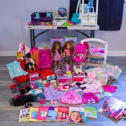 American Girl Dolls & tons more OG, JG, Mylife….Some Rare & Retired