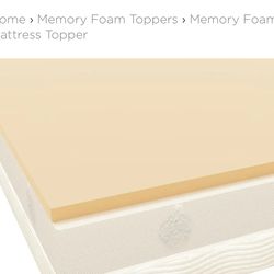 Memory foam topper high quality