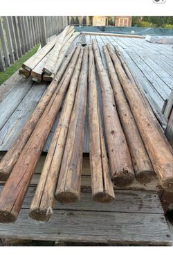 Vintage Wood post was used for tents