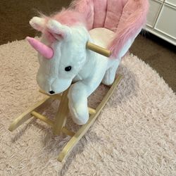 Unicorn Baby Rocking Horse