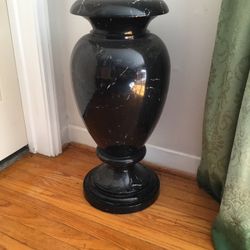 Antique Very Very Heavy MARBLE Pot. 24” High.  12” Stomach And up Head  10” / Make Me an Offer 