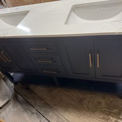 60” double vanity