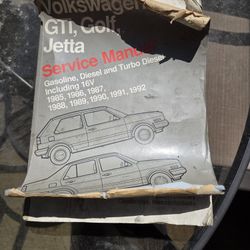 Volkswagen GTI, Golf, Jetta Service Manual