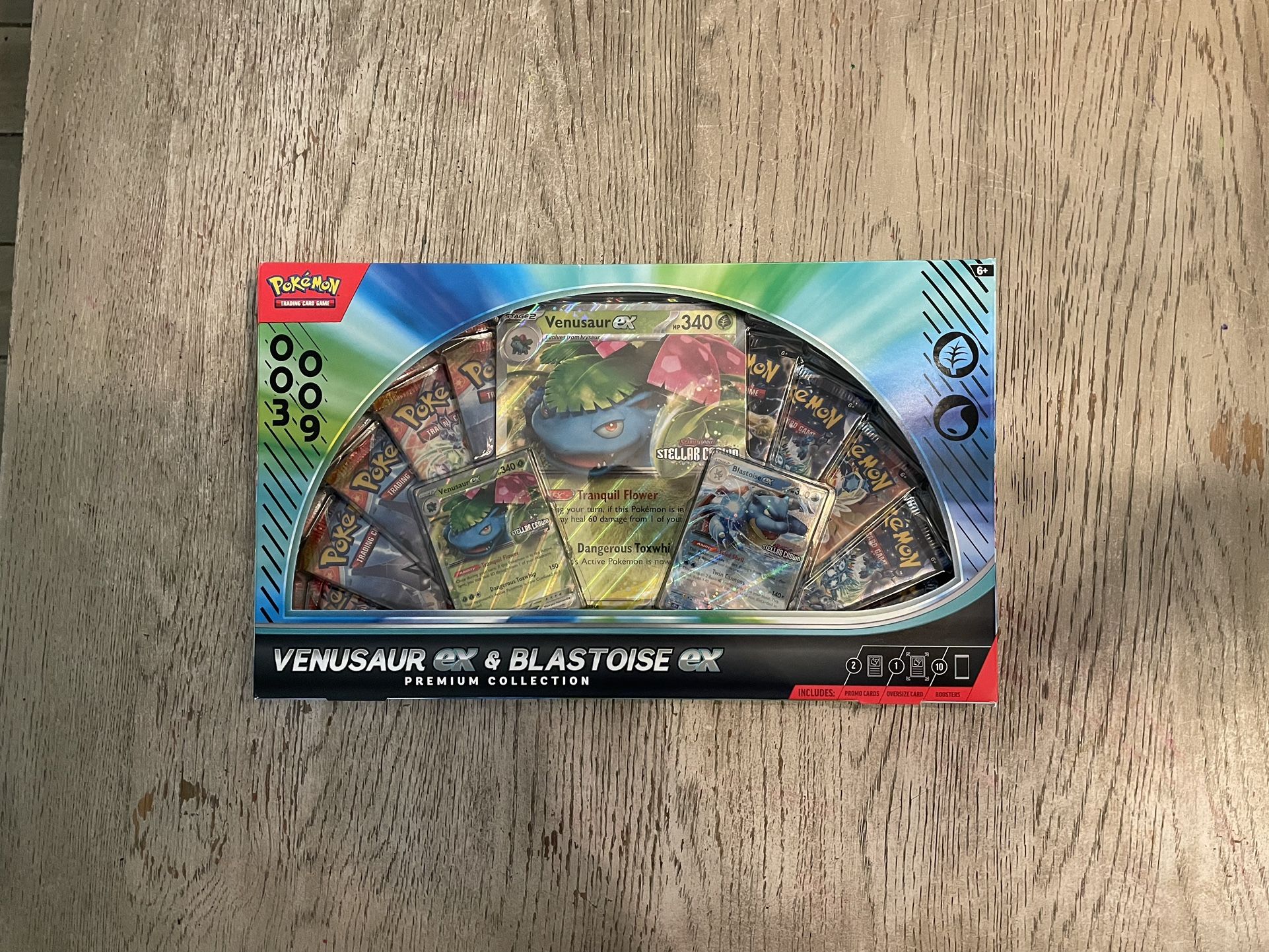 Venusaur ex & Blastoise ex Premium Collection GameStop Exclusive