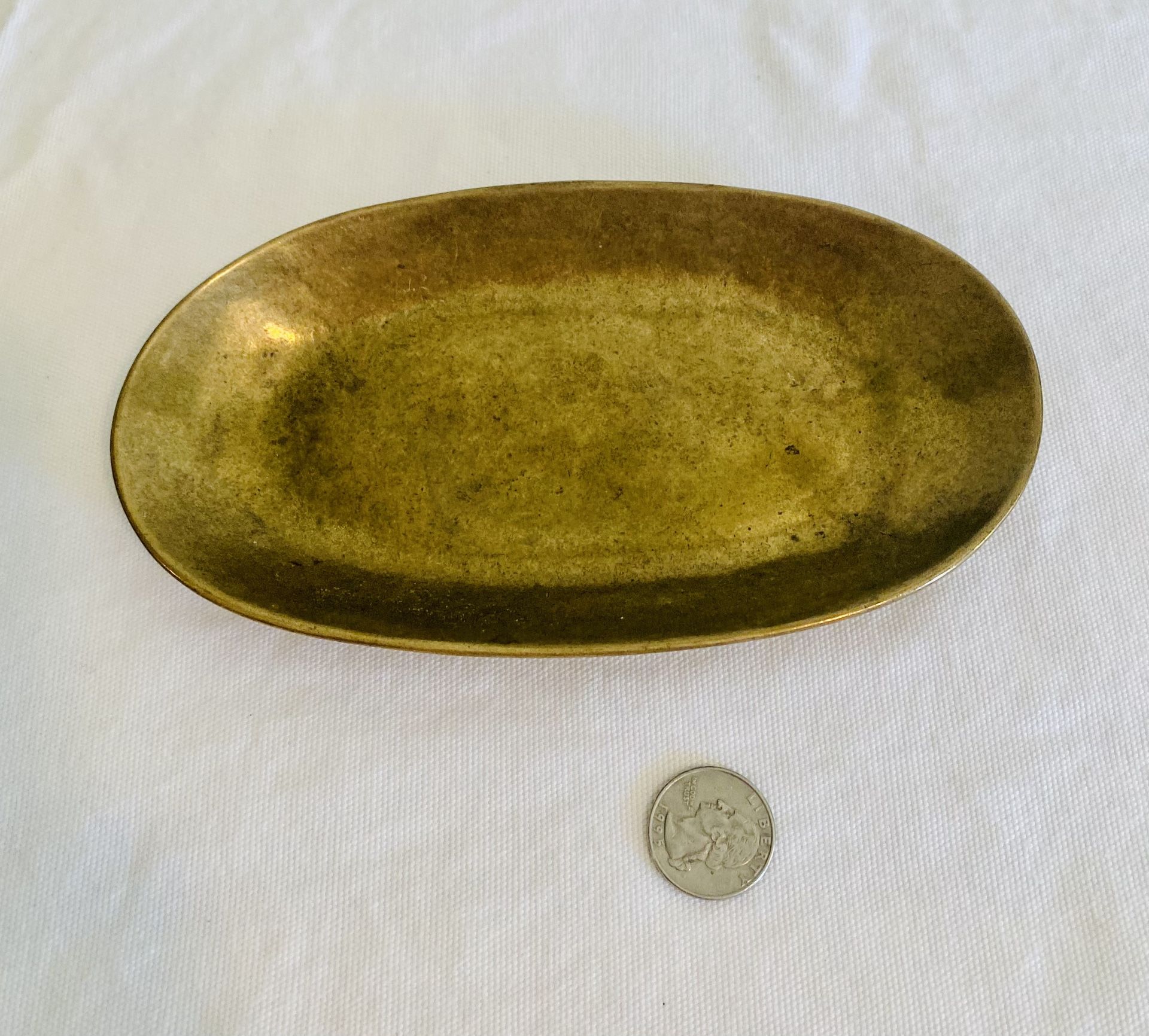 vintage Gatco italy brass dish - Heavy