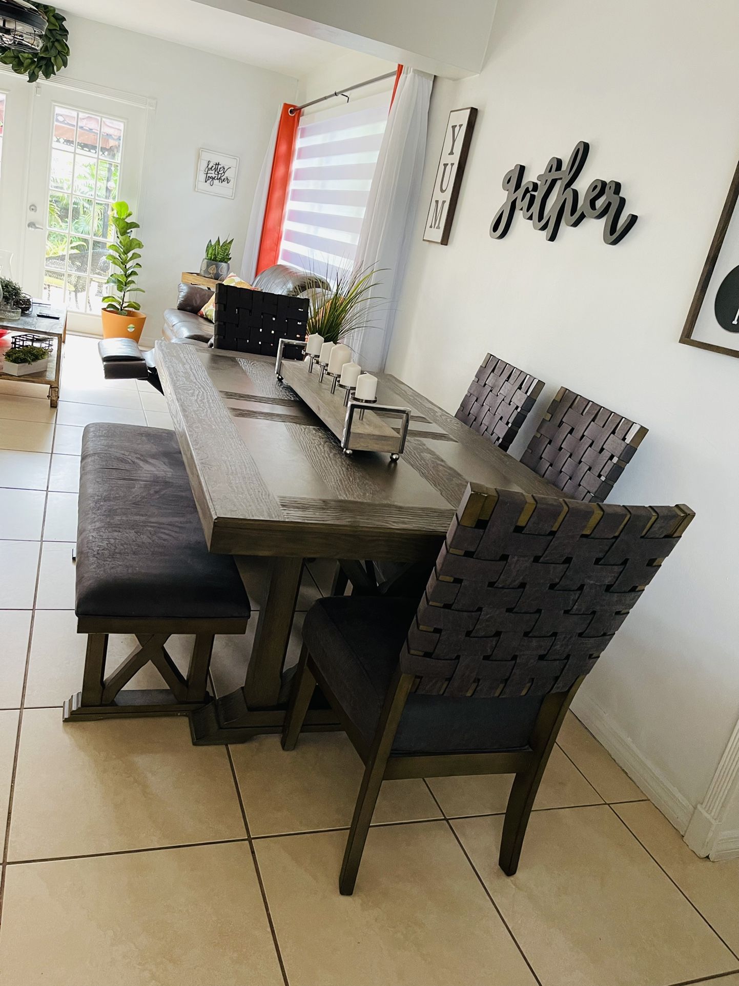 Farmhouse Dining Set - Must Go ASAP