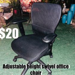$20 Mesh High Back,Adjustable height,Swivel Task Office/desk chair