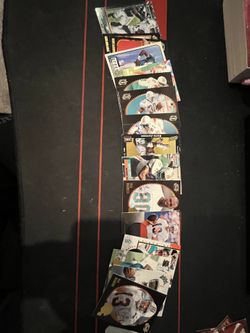 1990 Through 1997 Miami Dolphins Football Cards