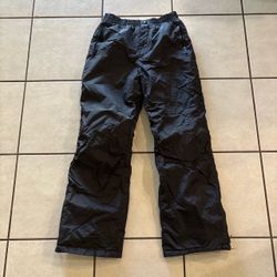 Youth Kids Size L 16/18 IceBlue Black Snow Pants