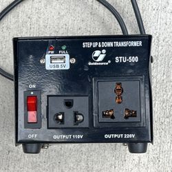 GOLDSOURCE STU-500 Step Up/ Down Transformer
