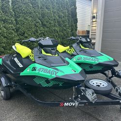 2021 SEADOO SPARK TRIXX JETSKI SET 3UPS